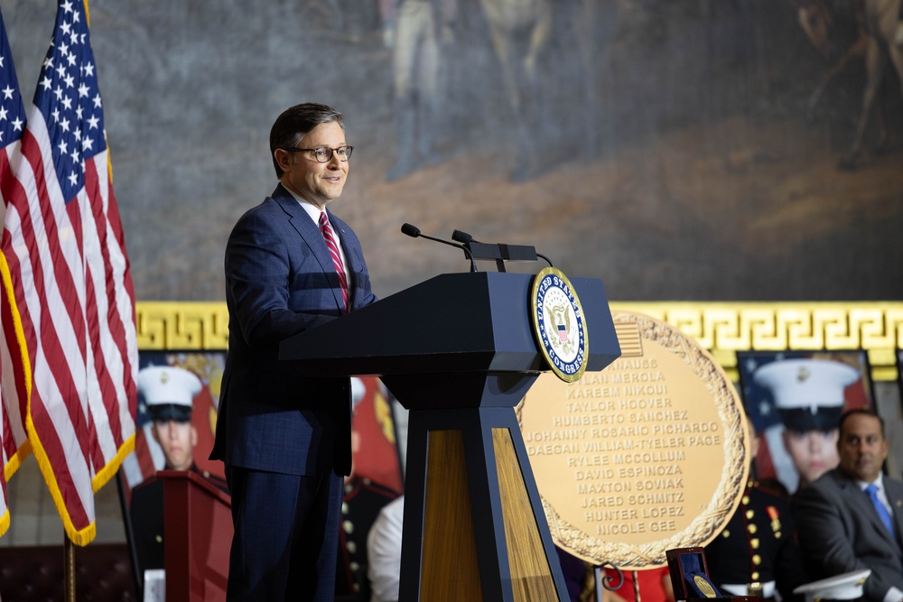 Thirteen Servicemembers lost at Hamid Karzai International Airport honored with Congressional Gold Medal Ceremony