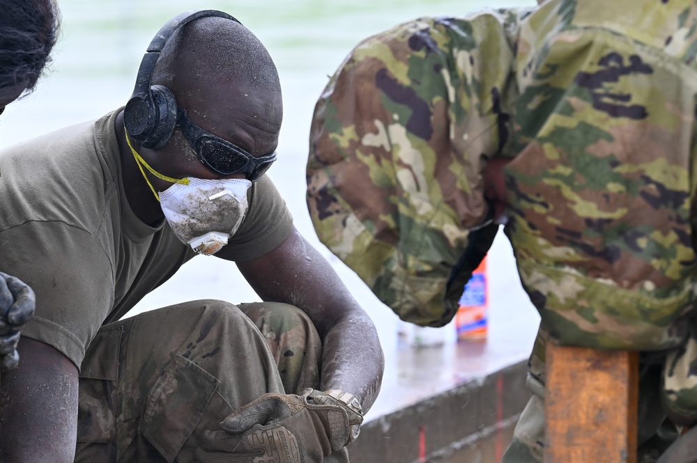 155th Civil Engineering Squadron deployment for training at Yokota Air Base