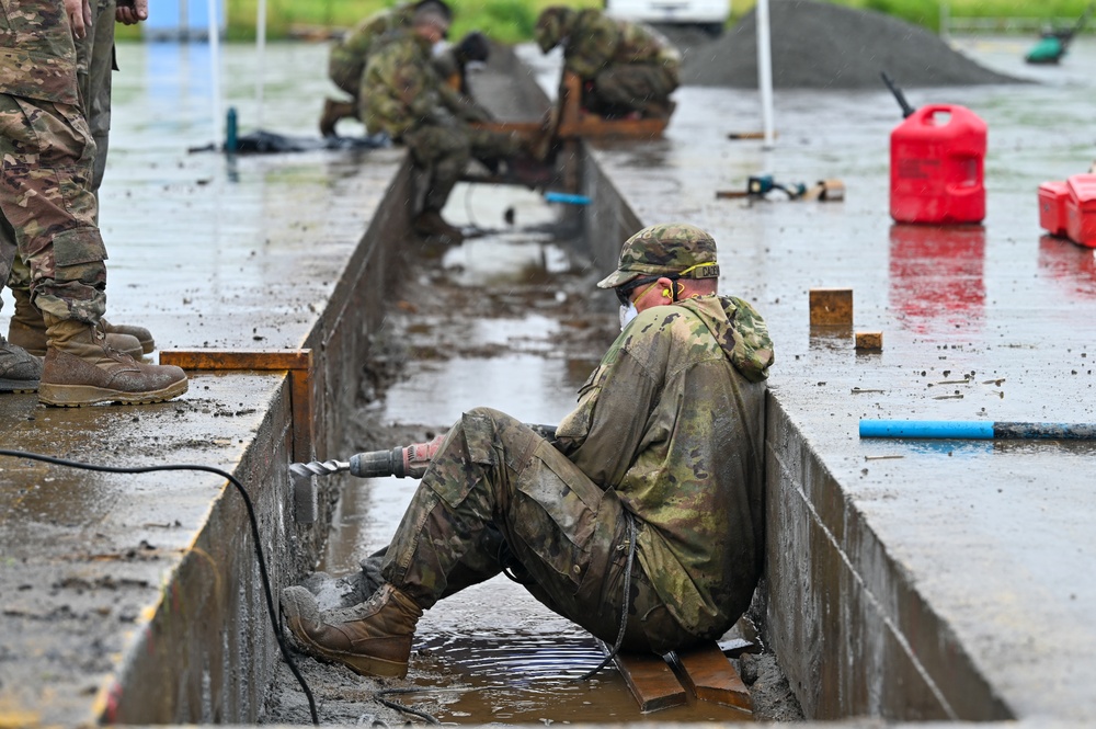 155th Civil Engineering Squadron deployment for training at Yokota Air Base