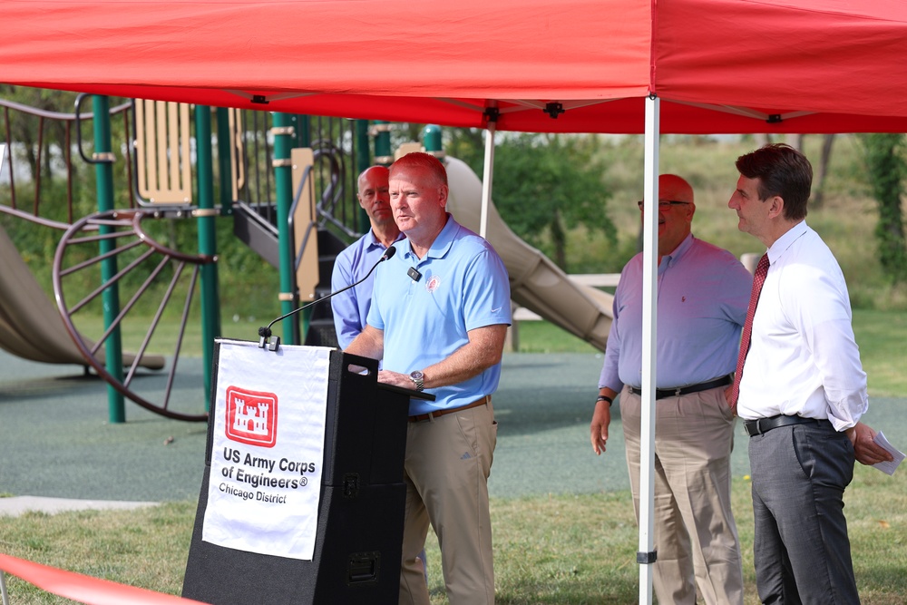 USACE and officials mark completion of Section 219 pipelining project