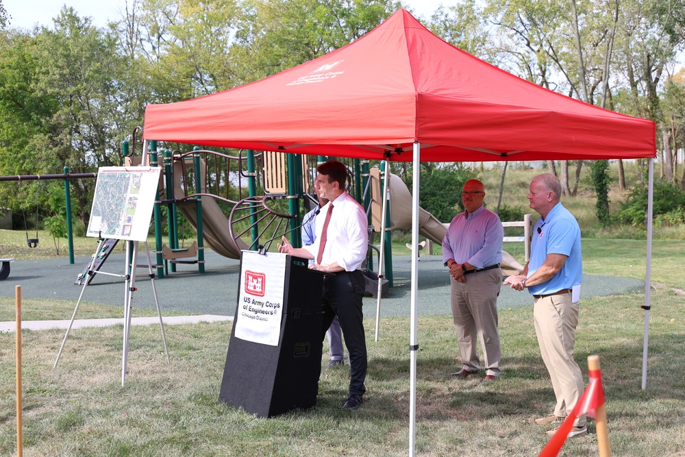 USACE and officials mark completion of Section 219 pipelining project