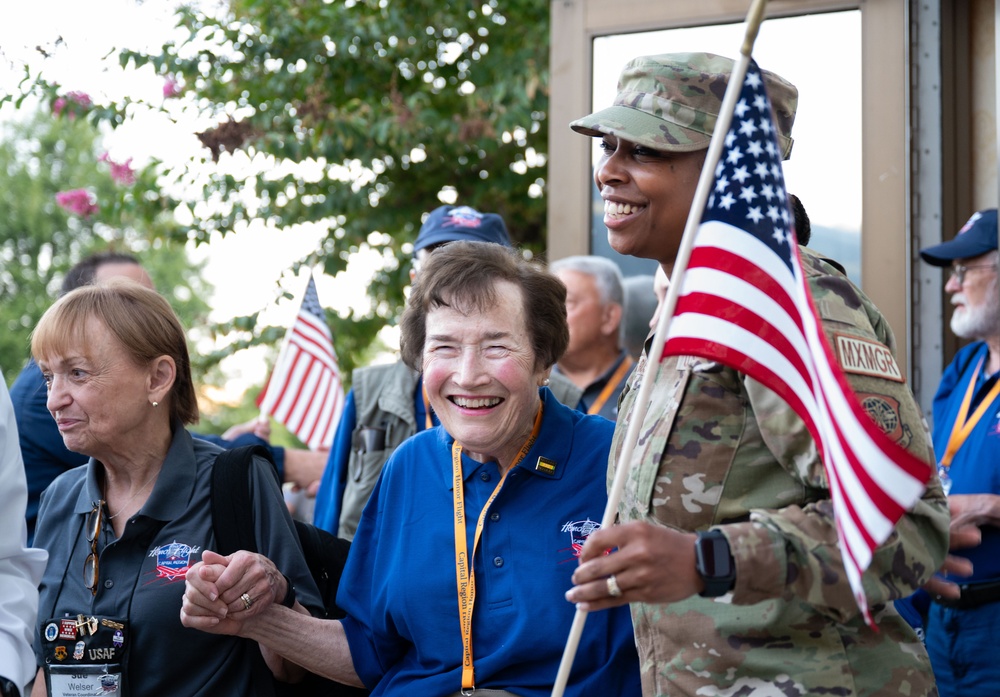 Team Dover volunteers with the Capital Region Honor Flight