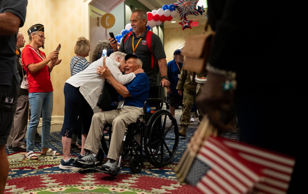 Team Dover volunteers with the Capital Region Honor Flight