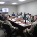 U.S. Army Corps of Engineers South Atlantic Division Commander Brig. Gen. Hibner meets with members of the Caribbean District during a visit to Puerto Rico in September