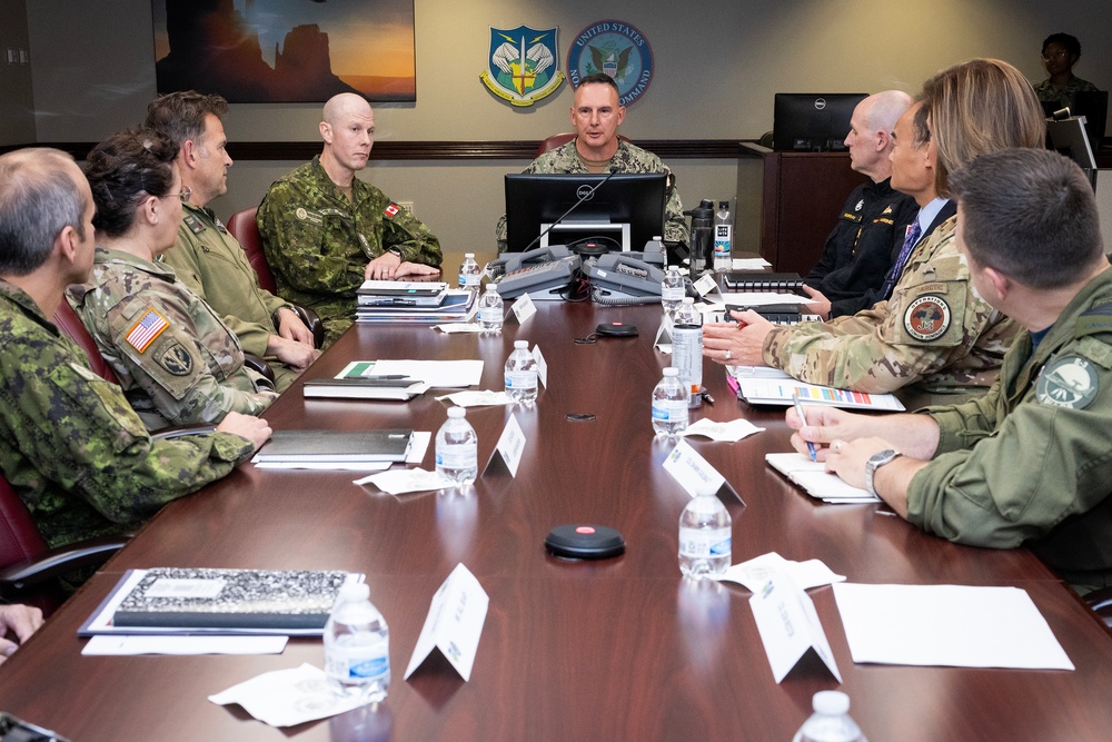 Canadian Maj. Gen. Robert Ritchie visits NORAD and USNORTHCOM