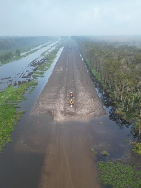 Corps of Engineers inspects project sites after Hurricane Francine