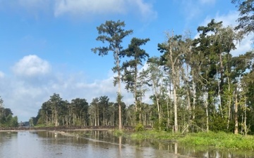 Corps of Engineers inspects project sites after Hurricane Francine