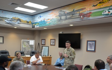 Mississippi Valley Division commander visits Corps of Engineers areas impacted by Hurricane Francine