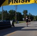 Soldier Crosses Finish Line at Army Birthday Run