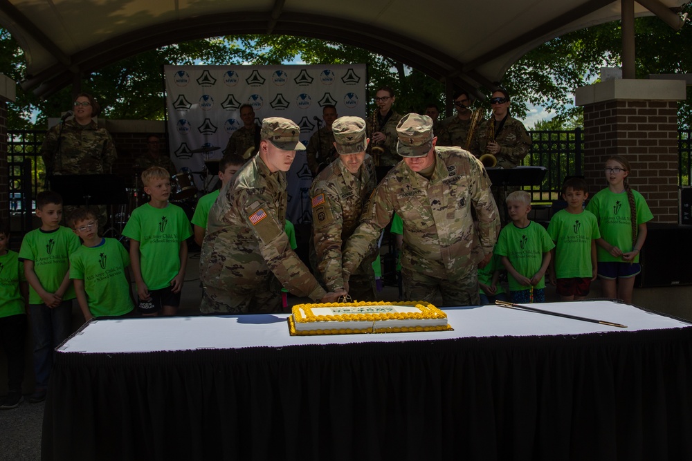 Cutting the Cake for the Army's 249th Birthday