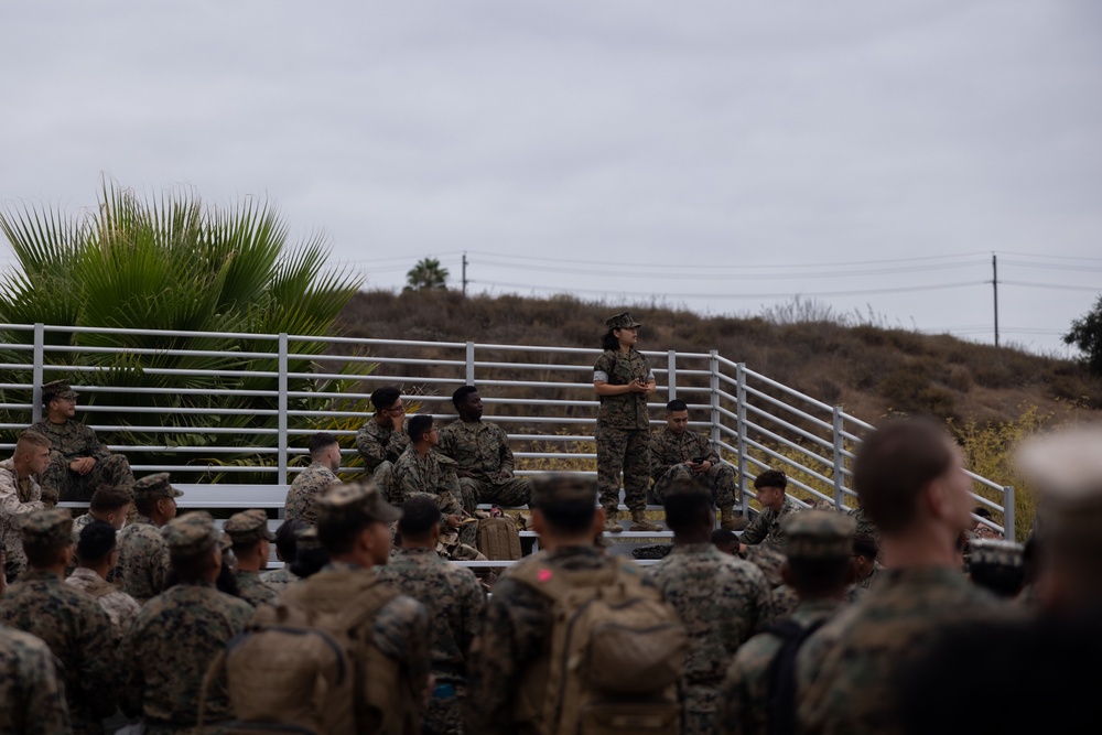 I MIG Marines Conduct Gas Chamber