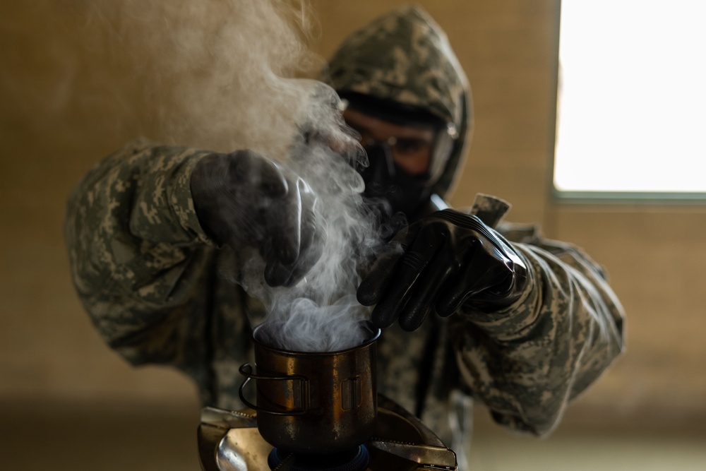 I MIG Marines Conduct Gas Chamber