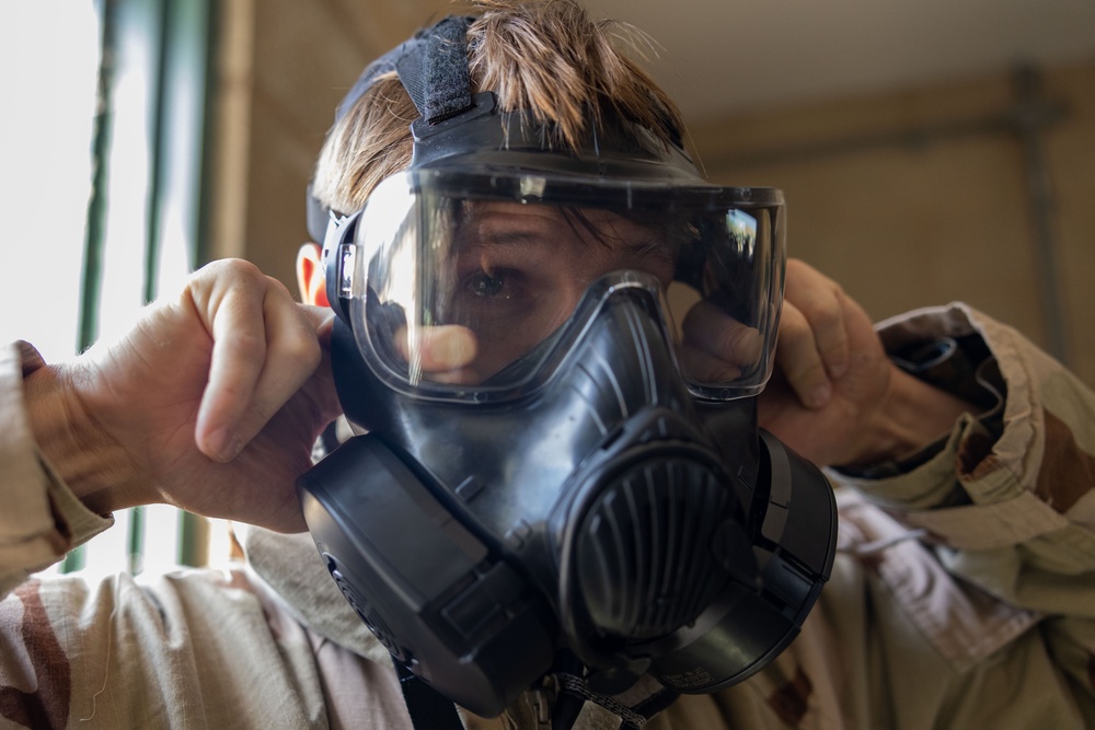 I MIG Marines Conduct Gas Chamber