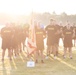 Eagle Brigade Gets into Formation prior to Post Run