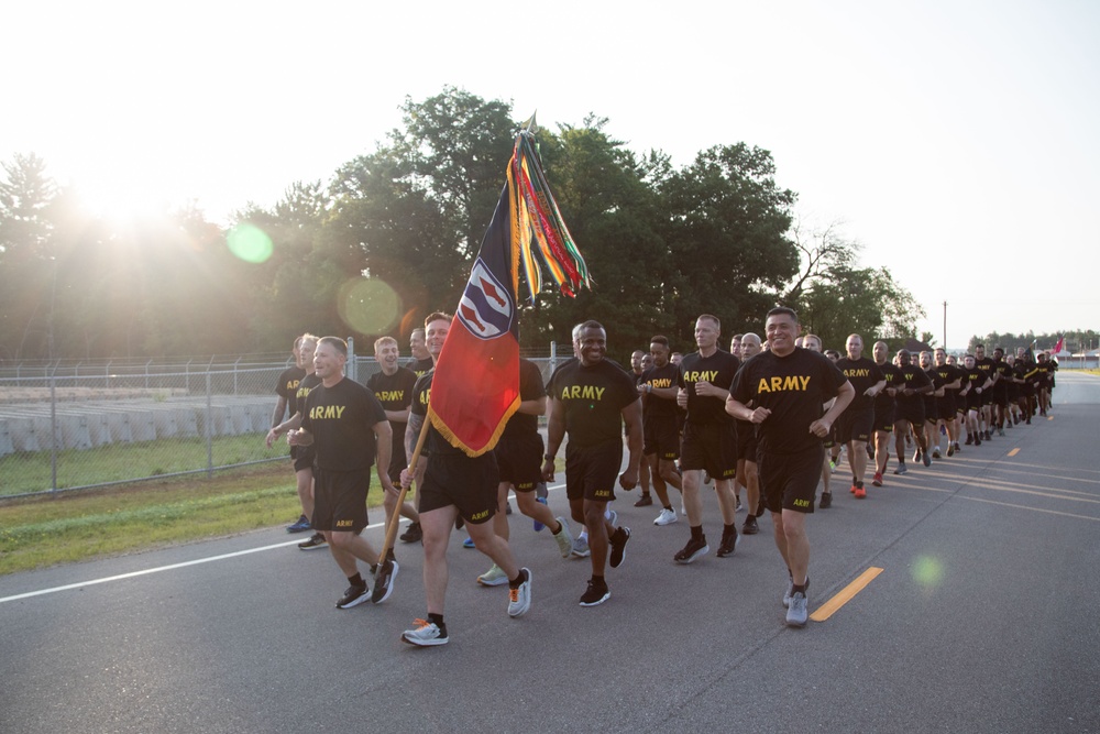 Eagle Brigade Runs for Espirit de Corps