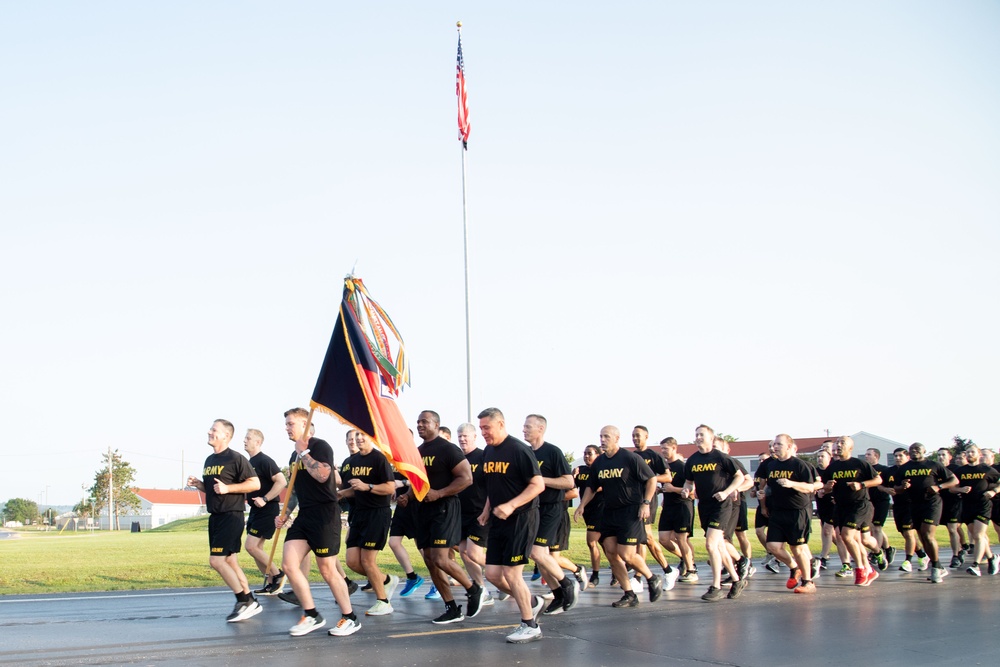 Eagle Brigade Runs for Espirit de Corps