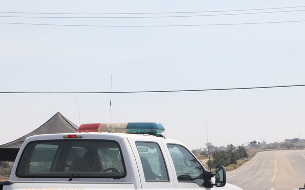 National Guard and Local Authorities Protect Evacuation Zones