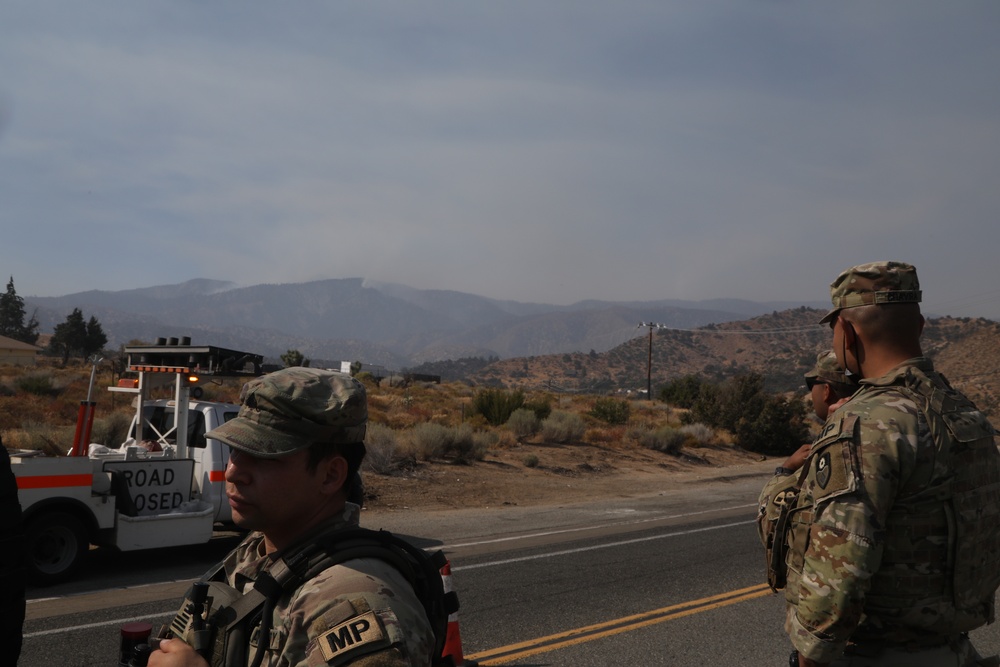 Sheriff’s Department and National Guard Coordinate Traffic Control