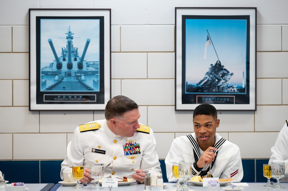 MCPON James Honea visits Naval Station Great Lakes and U.S. Navy Recruit Training Command