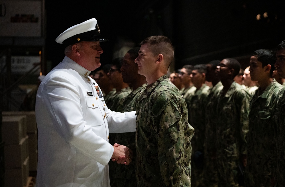 MCPON James Honea visits Naval Station Great Lakes and U.S. Navy Recruit Training Command