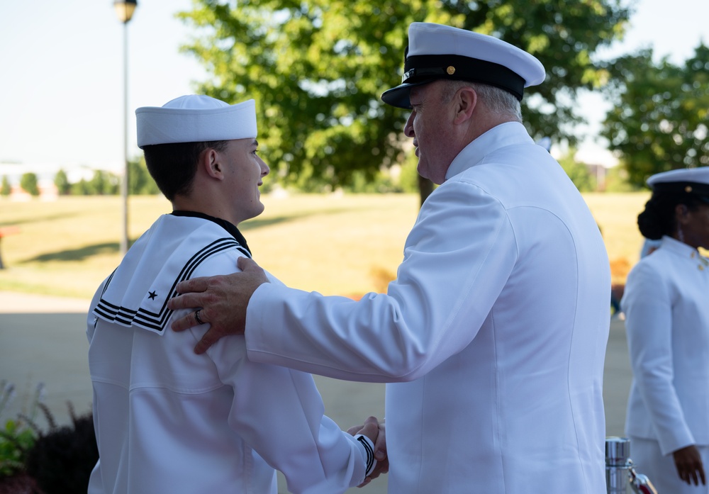 MCPON James Honea visits Naval Station Great Lakes and U.S. Navy Recruit Training Command