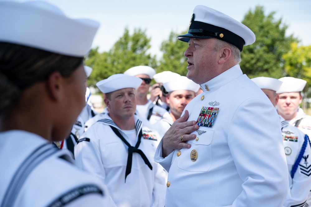 MCPON James Honea visits Naval Station Great Lakes and U.S. Navy Recruit Training Command