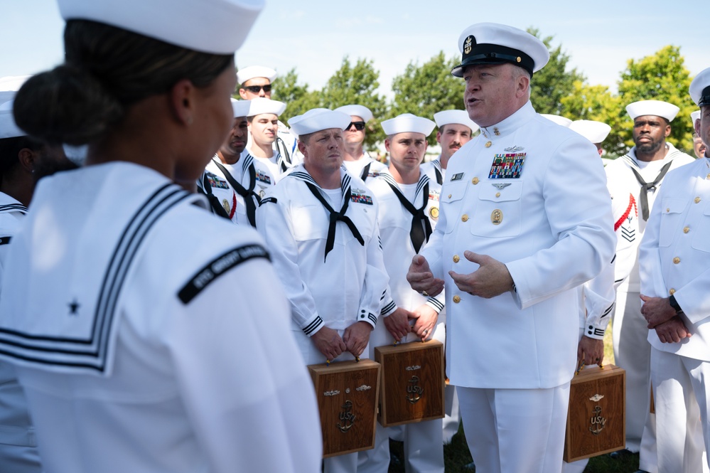 MCPON James Honea visits Naval Station Great Lakes and U.S. Navy Recruit Training Command