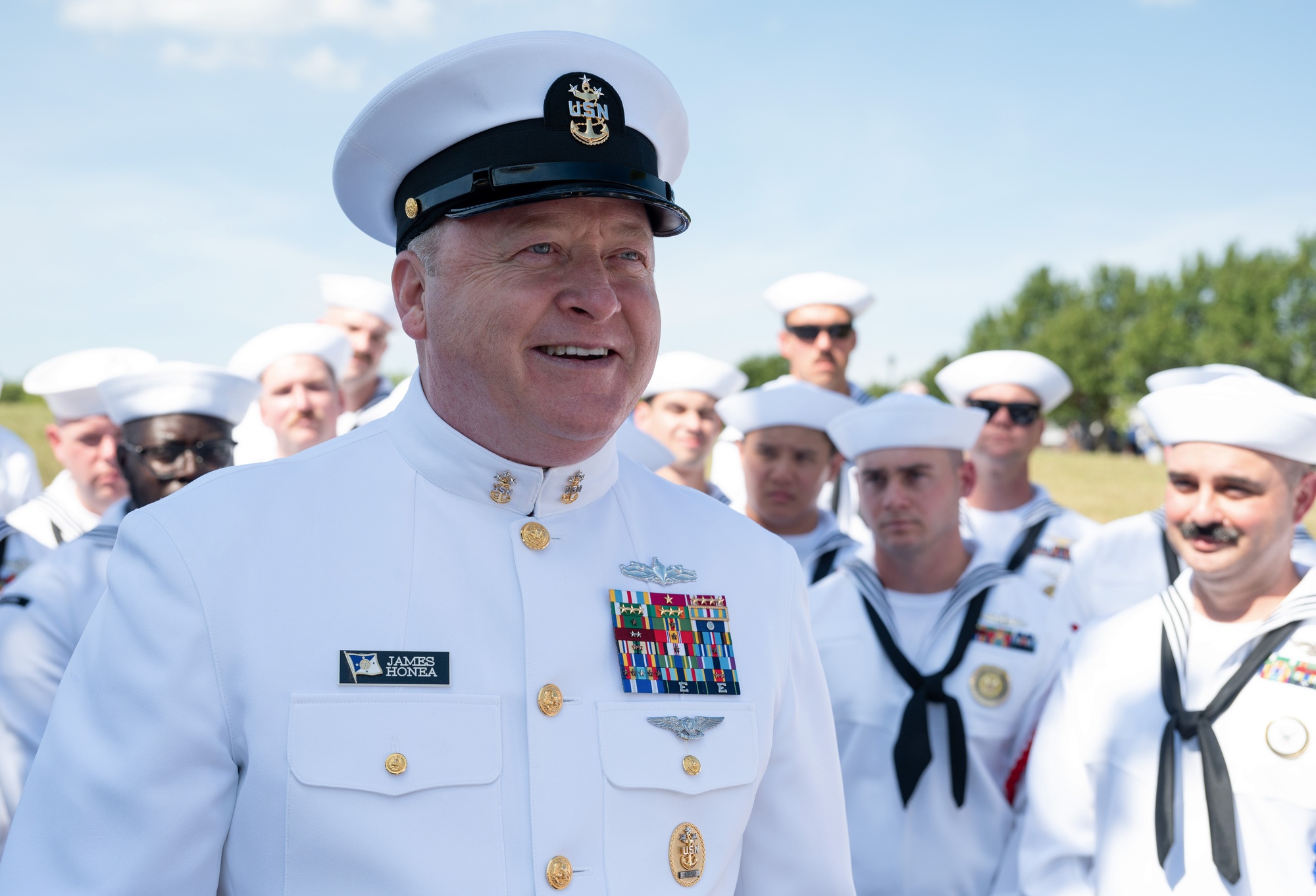 DVIDS - Images - MCPON James Honea visits Naval Station Great
