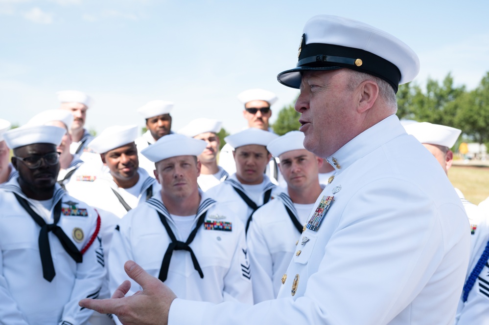 MCPON James Honea visits Naval Station Great Lakes and U.S. Navy Recruit Training Command