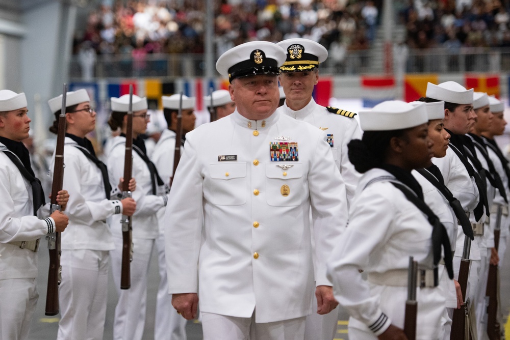 MCPON James Honea visits Naval Station Great Lakes and U.S. Navy Recruit Training Command