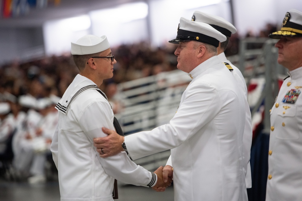 MCPON James Honea visits Naval Station Great Lakes and U.S. Navy Recruit Training Command