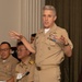 Adm. Steve Koehler, commander, U.S. Pacific Fleet, speaks to CFMCC flag course students at faculty at Joint Base Pearl Harbor-Hickam