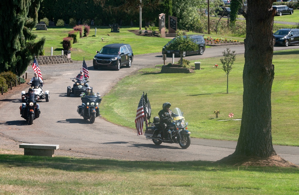 Memorial Service for WWII U.S. Army Private William E. Calkins