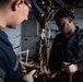 Nimitz Sailors Conduct Maintenance on Refueling Equipment