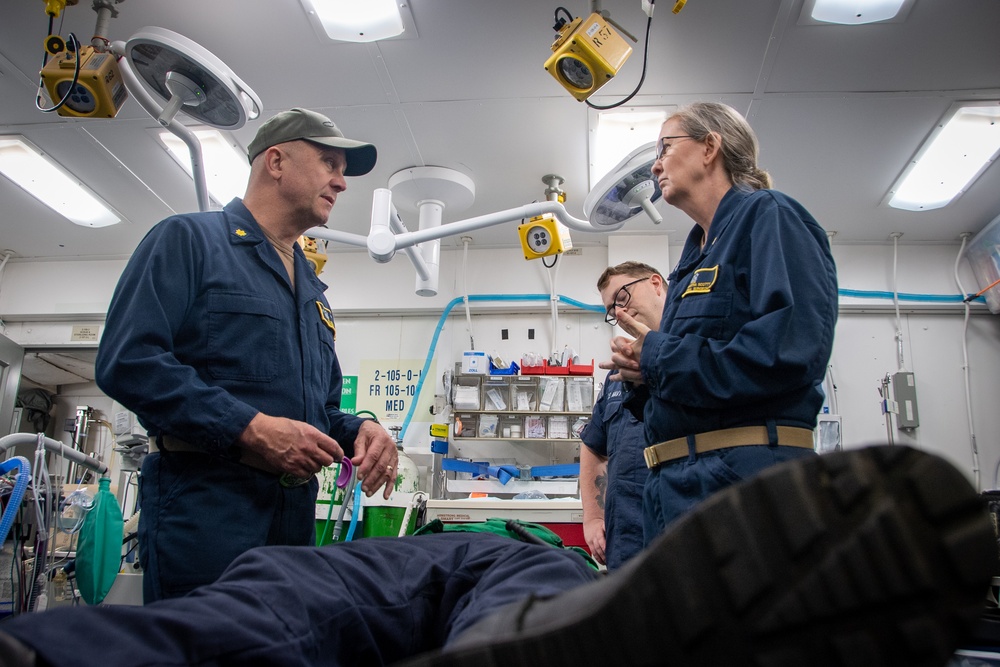 Nimitz Sailors Participate in a Mass Casualty Drill