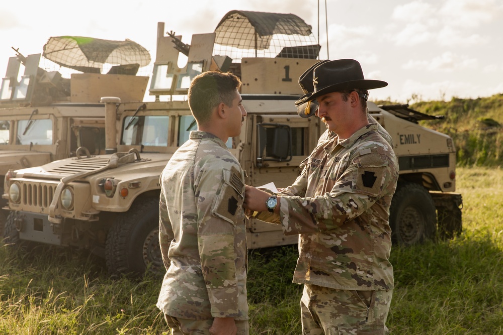 Apache Troop Promotes Newest NCO in Kenya