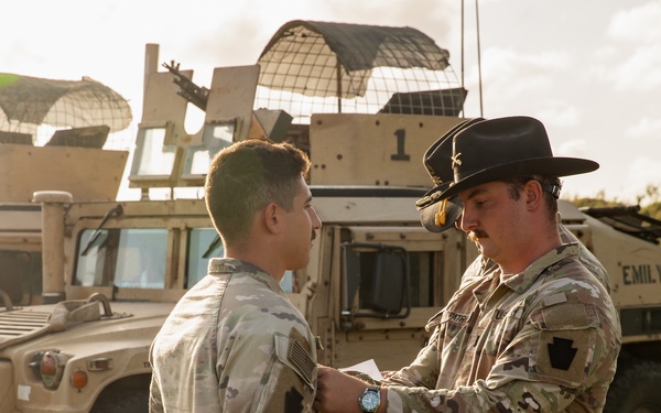 Apache Troop Promotes Newest NCO in Kenya