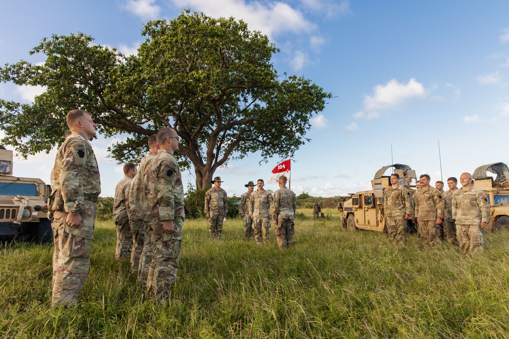 Apache Troop Promotes Newest NCO in Kenya