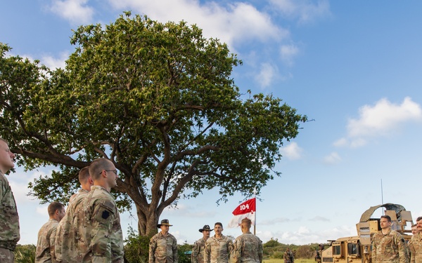 Apache Troop Promotes Newest NCO in Kenya