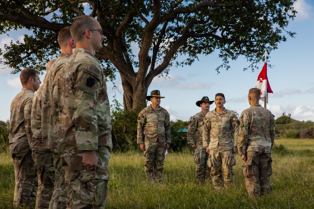 Apache Troop Promotes Newest NCO in Kenya