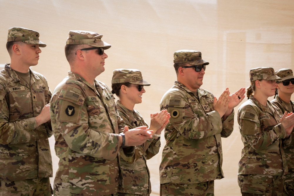 HHBN, 34ID recongizes Soldier and NCO of the Month - August