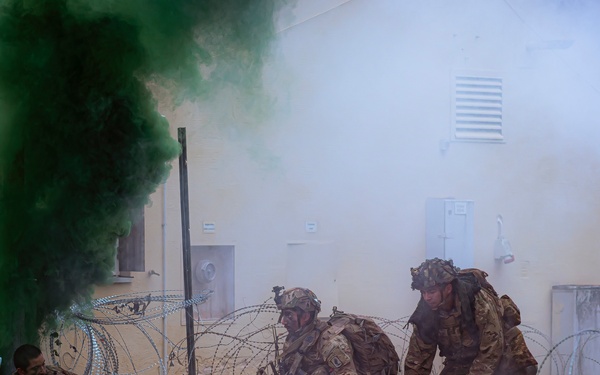 Sky Soldiers Attack Opposing Forces During Saber Junction 24