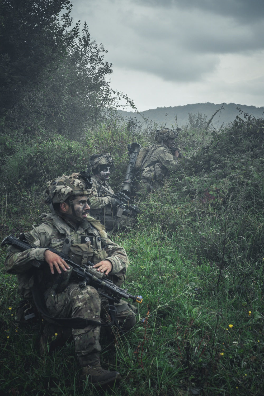 Sky Soldiers Attack Opposing Forces During Saber Junction 24