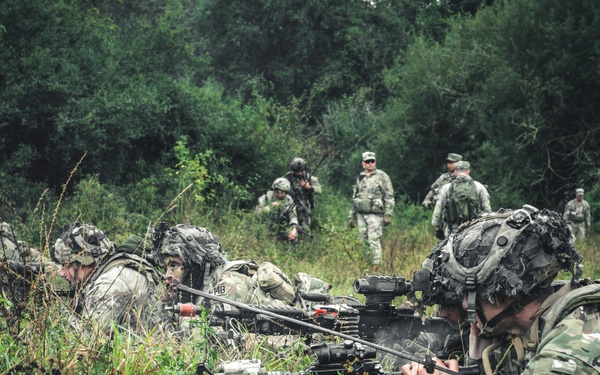 Sky Soldiers Attack Opposing Forces During Saber Junction 24