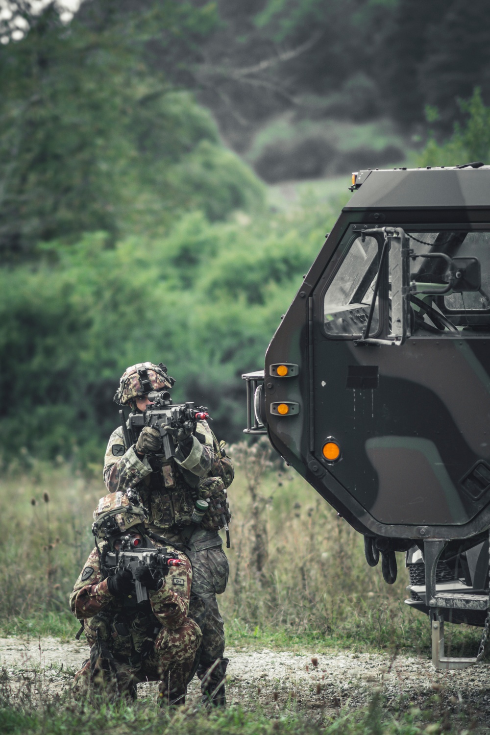 Sky Soldiers Attack Opposing Forces Alongside Italian Troops During Saber Junction 24