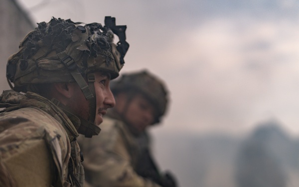 Sky Soldiers Attack Opposing Forces During Saber Junction 24