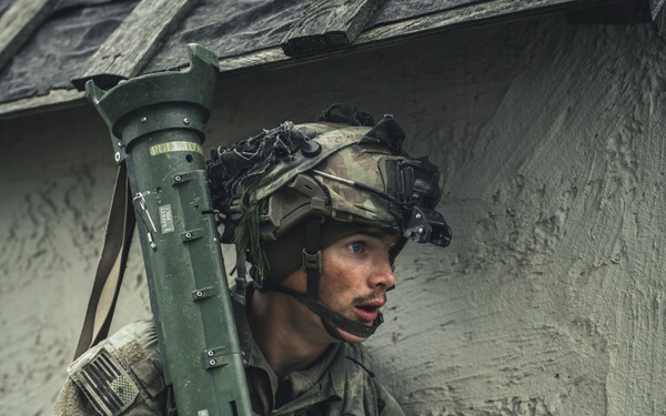 Sky Soldiers Attack Opposing Forces During Saber Junction 24