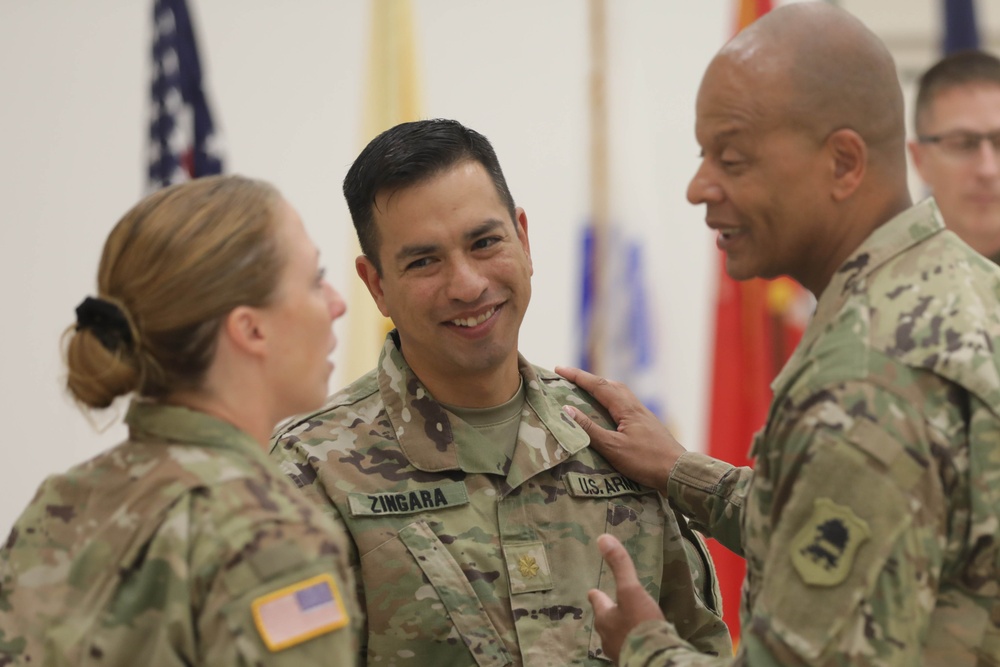 Capt. Julie Demitrack assumes command of the Joint Forces Headquarters