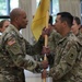 Maj. Nicholas Zingara relinquishes command of the Joint Forces Headquarters