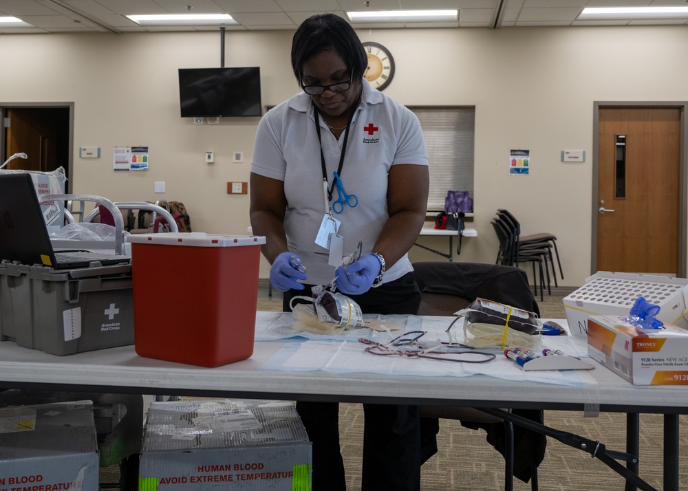 140th Wing Participates in American Red Cross Blood Drive